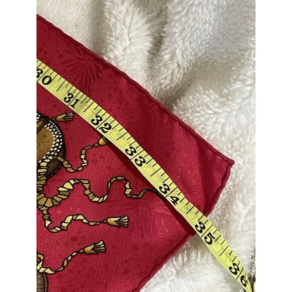 HERMES Carre 90 Multicolor Les Fetes du Roi Soleil Silk - Picture 9 of 9